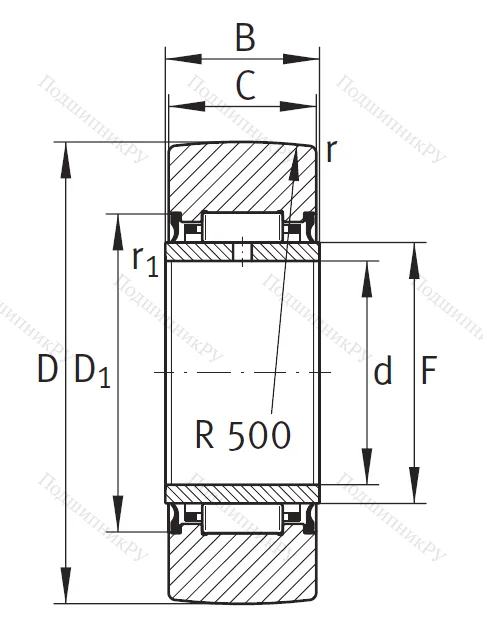 Подшипник NA 2201 2RS