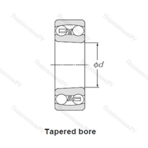 Подшипник шариковый радиальный самоцентрирующийся 2308KG 15