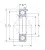 Радиально-упорный шариковый подшипник QJ 211 MA/C 3 от производителя  SKF