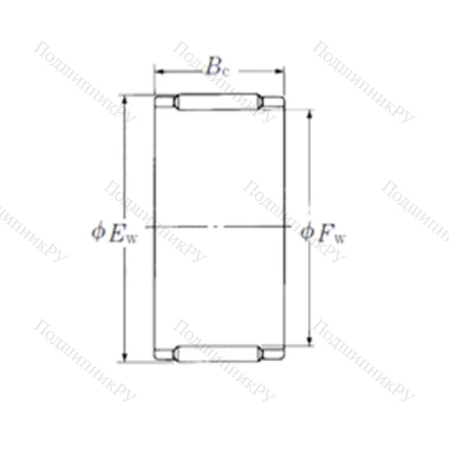 Подшипник игольчатый радиальный FBN-263024 от производителя  NSK