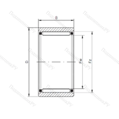 Подшипник роликовый радиальный RNAO 12x22x12 от производителя  CX