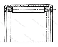 Модификация подшипника ск121812Е размер 12x18x12 от производителя  ЕПК