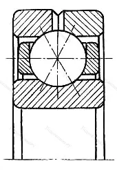 Подшипник  116308 (Q 308) размер 40x90x23