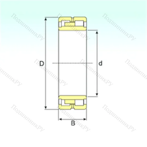 Подшипник роликовый радиальный NNU 4968 K/SPW 33 от производителя  ISB