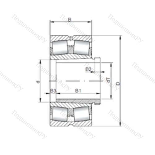 Подшипник роликовый радиальный самоцентрирующийся 24048 K 30CW 33+AH 24048 от производителя  CX
