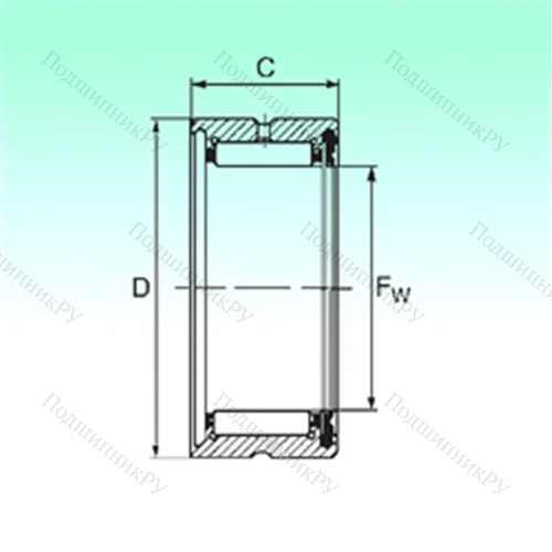 Подшипник игольчатый радиальный RNA 4907 RS от производителя  NBS