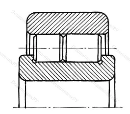 Подшипник  3222210 размер 50x90x24/30,2
