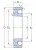 Двухрядный шариковый подшипник 1309 EKTN 9/C 3 от производителя  SKF