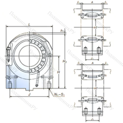 Подшипник роликовый радиальный 120PCR 2502