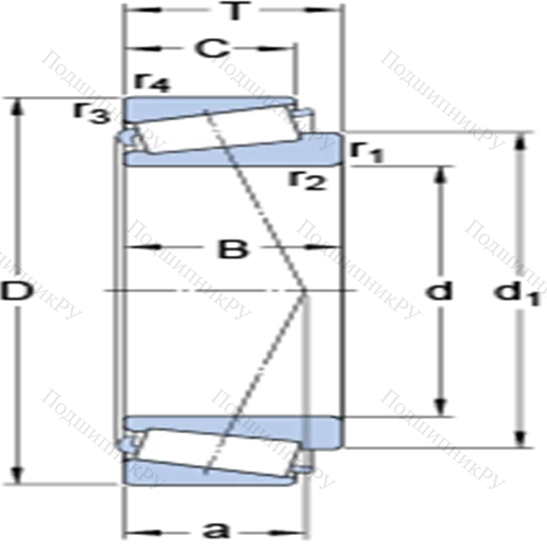 Однорядные конические роликоподшипники 32026 X от производителя  SKF Однорядные конические роликоподшипники 32026 X от производителя  SKF