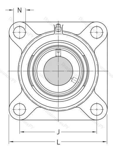 Подшипниковый корпус FY 510 M в Москве