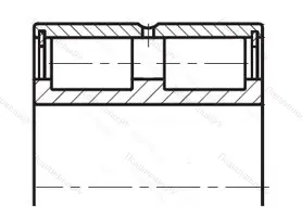 Подшипник  4822972 размер 360x480x118 от производителя  ЕПК
