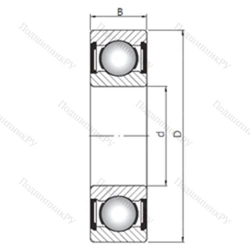 Подшипник шариковый радиальный 63211 ZZ от производителя  CX