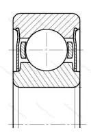 Подшипник  80213 (6213-ZZ) размер 65x120x23