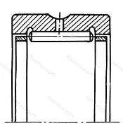 Подшипник  254705 размер 25x37x17 от производителя  МПЗ