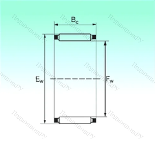 Подшипник игольчатый радиальный K 12x15x9 TN от производителя  NBS