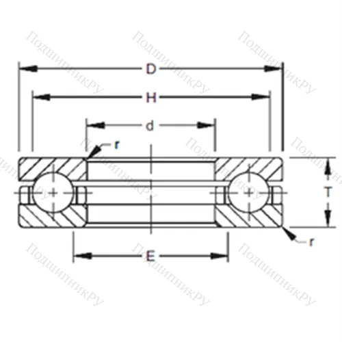Подшипник шариковый упорный 57TVB 248 от производителя  TIMKEN