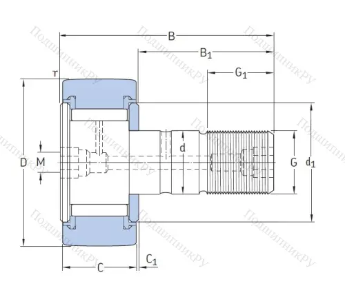 Подшипник KRV 26 PP A от производителя  SKF