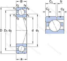 Подшипник 71912 ACD/HCP 4AL в Москве