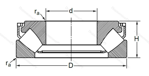 Упорный роликовый подшипник 29424 M (9039424 Л ГОСТ) в Москве