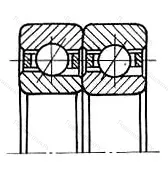 Подшипник  466308 размер 40x90x46 от производителя  ГПЗ-22