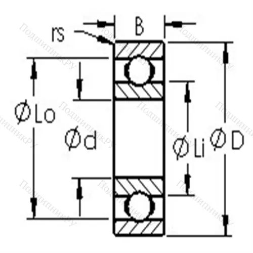 Подшипники шариковые радиальные метрическая серия из нержавеющей стали 602H от производителя  AST