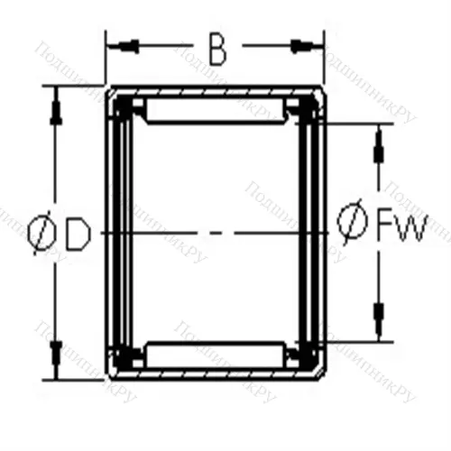Подшипники игольчатые, дюймовая серия SCE 610PP