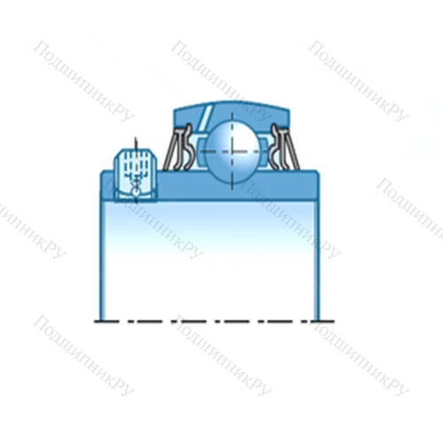 Подшипник шариковый радиальный UC 210D 1