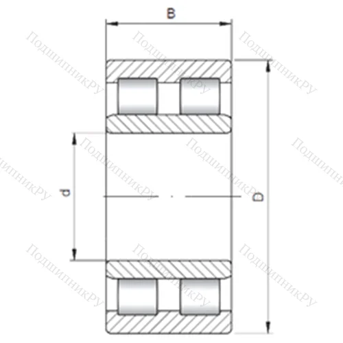 Подшипник роликовый радиальный NNU 6020 V от производителя  CX Подшипник роликовый радиальный NNU 6020 V от производителя  CX