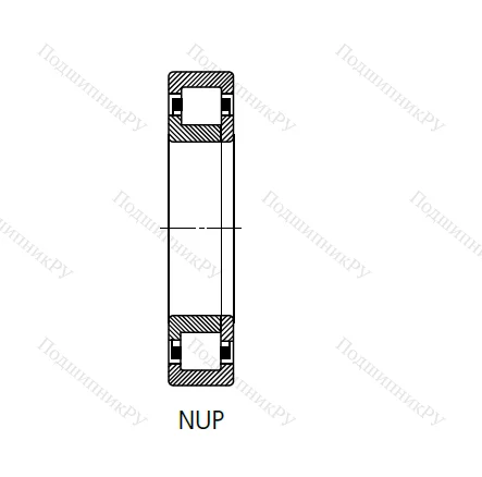 Цилиндрический роликовый подшипник 692409 Л (NUP 409 MNR) в Москве
