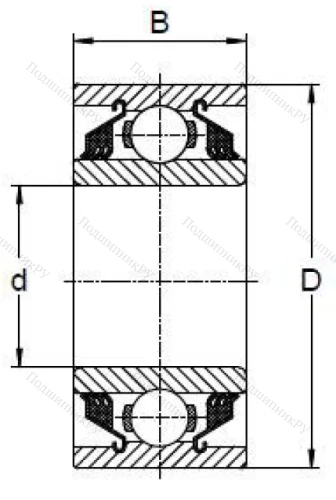 Радиальный шариковый подшипник W 210 PP 2 в Москве