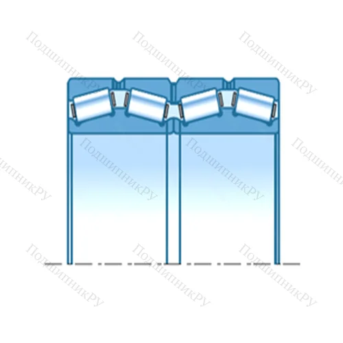 Подшипник роликовый радиально-упорный CRO-5710 от производителя  NTN