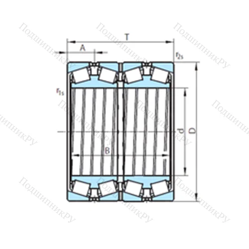 Подшипник роликовый радиально-упорный PSL 612-317 от производителя  PSL