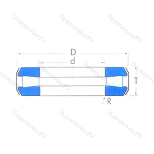 Подшипник роликовый упорный T 152 от производителя  TIMKEN