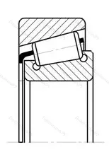 Модификация подшипника 6-7518А размер 90x160x42,5