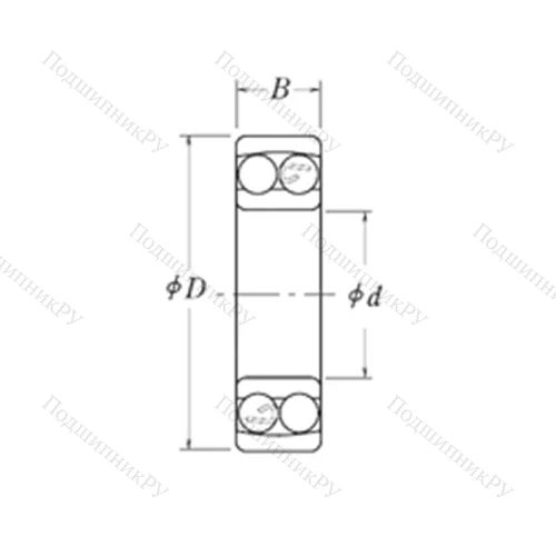 Подшипник шариковый радиальный самоцентрирующийся NLJ 1.3/8 от производителя  RHP