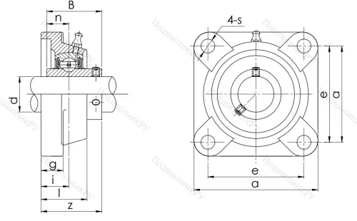Подшипниковый корпус  F 205 в Москве