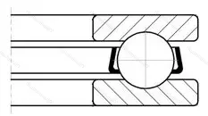 Подшипник 51138M/P 6Q 6 размер 190x240x37 от производителя  SKF