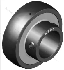 Высокотемпературный корпусной подшипник UC 203 BHTS ZZ 280° BECO в Москве