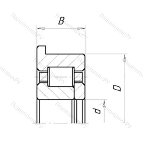 Подшипник роликовый радиальный BC 1B 322172A от производителя  SKF