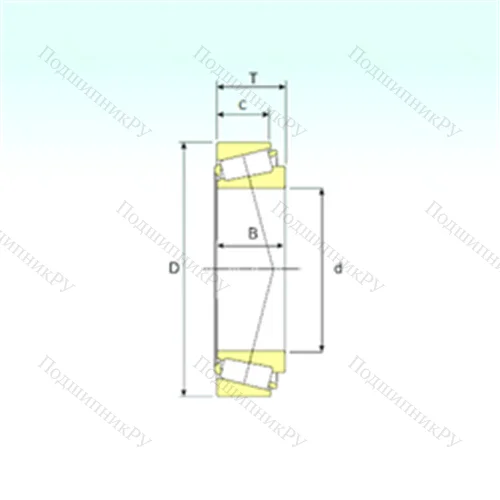 Подшипник роликовый радиально-упорный EE 285160/EE 285226 от производителя  ISB