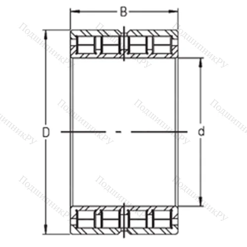 Подшипник роликовый радиальный SL 12 936