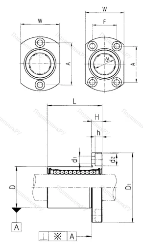 Подшипник LMH 25 UU в Москве