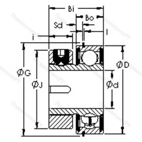 Подшипниковый узел S 1PPG 7-3 от производителя  AST