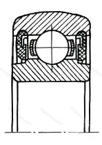 Подшипник  1580207 размер 35x72x20 от производителя  ГПЗ-23