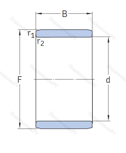 Игольчатый подшипник внутреннее кольцо IR 12x15x22.5 от производителя  SKF