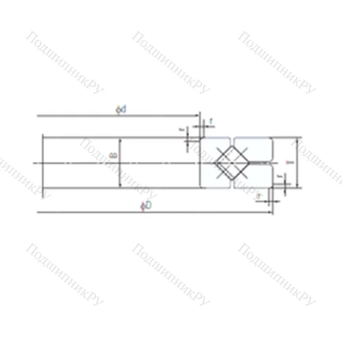 Подшипник роликовый упорно-радиальный 320XRG 43