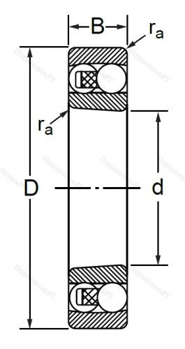 Двухрядный шариковый подшипник 1309 K в Москве