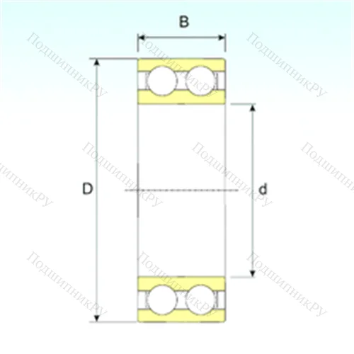 Подшипник шариковый радиальный 4208 ATN 9