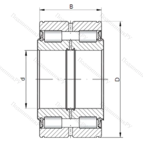 Подшипник роликовый радиальный SL 045020